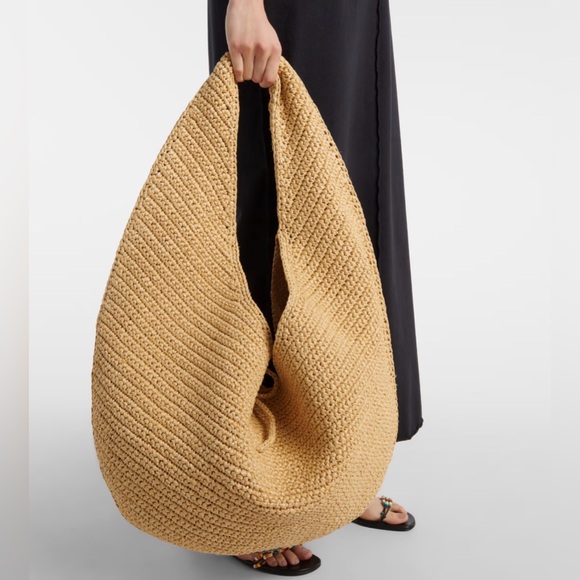 Khaite Olivia Large Raffia Bag, Natural raffia - Picture 5 of 17